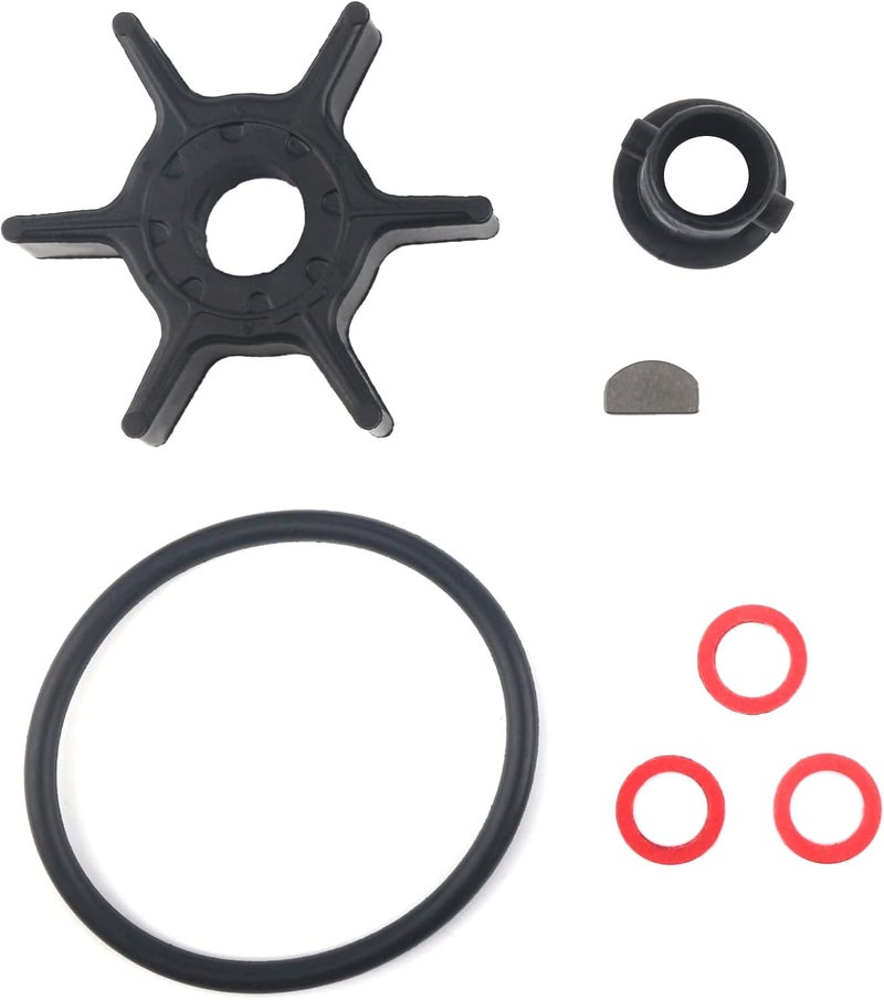 QUICKMARINE 63V-44352 Marine Water Pump Impeller Service Kit fits Yamaha 2/4 Stroke 9.9 15 HP Boat Outboard Motor Replacement 63V-44352-00 63V-44352-01 Sierra 18-3040 - Image 5